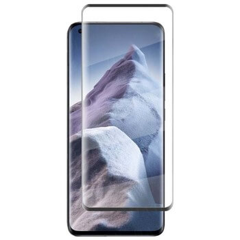 Picasee 3D zahnuté ochranné sklo pre Xiaomi Mi 11 Ultra - čierne