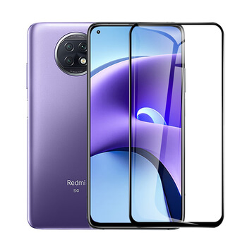 3x Picasee 3D ochranné tvrdené sklo s rámčekom pre Xiaomi Redmi Note 9T - čierné - 2+1 zdarma