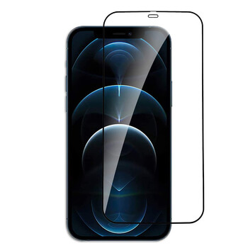 Picasee 3D ochranné tvrdené sklo s rámčekom pre Apple iPhone 13 Pro Max - čierné