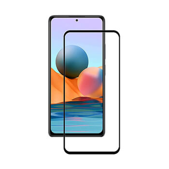 Picasee 3D ochranné tvrdené sklo s rámčekom pre Xiaomi Redmi 10 - čierné