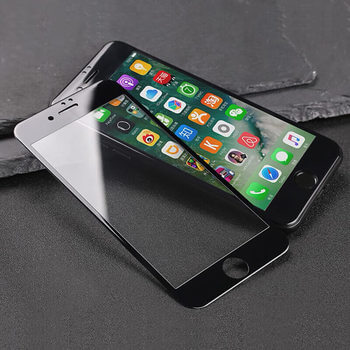 3x Picasee 3D ochranné tvrdené sklo s rámčekom pre Apple iPhone 6 Plus/6S Plus - čierné - 2+1 zdarma