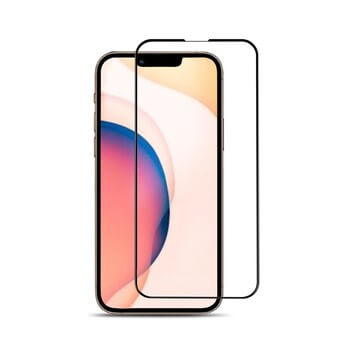 Picasee 3D ochranné tvrdené sklo s rámčekom pre Apple iPhone 13 - čierné