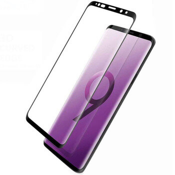 3D zahnuté ochranné sklo pre Samsung Galaxy S9 Plus G965F - čierne
