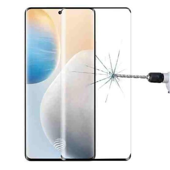 3x Picasee 3D UV zahnuté ochranné sklo pre Vivo X60 Pro 5G - 2+1 zdarma