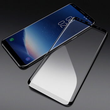 3x Picasee 3D zahnuté ochranné sklo pre Samsung Galaxy S9 Plus G965F - čierne - 2+1 zdarma