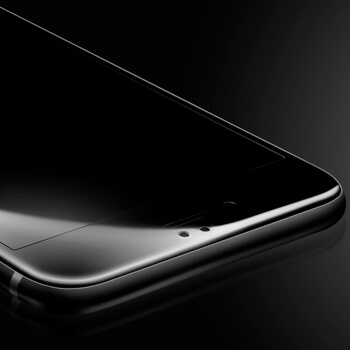 3x Picasee 3D ochranné tvrdené sklo s rámčekom pre Apple iPhone SE 2022 - čierné - 2+1 zdarma