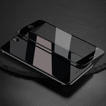 3x Picasee 3D ochranné tvrdené sklo s rámčekom pre Apple iPhone SE 2022 - čierné - 2+1 zdarma