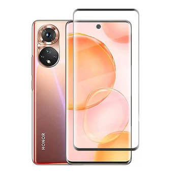 3x Picasee 3D ochranné tvrdené sklo s rámčekom pre Honor 50 Lite - čierné - 2+1 zdarma