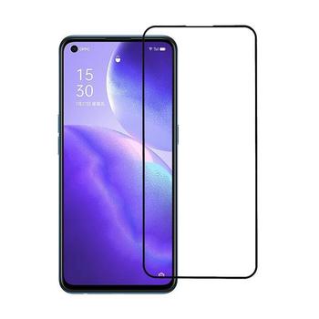 Picasee 3D ochranné tvrdené sklo s rámčekom pre OPPO Reno 5 5G - čierné