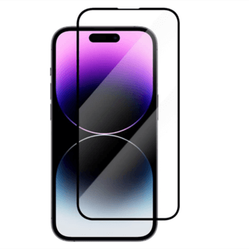 Picasee 3D ochranné tvrdené sklo s rámčekom pre Apple iPhone 14 Pro Max - čierné