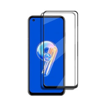 3D ochranné tvrdené sklo s rámčekom pre Asus Zenfone 9 - čierné