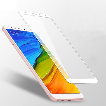 Picasee 3D ochranné tvrdené sklo pre Xiaomi Redmi 5 Plus Global - biele