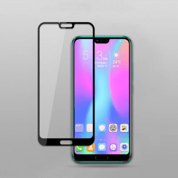 3D ochranné tvrdené sklo s rámčekom pre Honor 10 - čierné