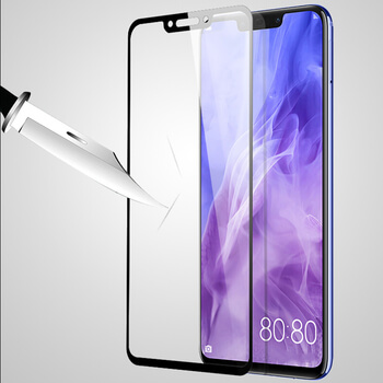 3D ochranné tvrdené sklo s rámčekom pre Huawei Nova 3 - čierné