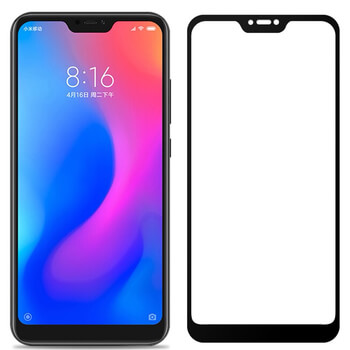 Picasee 3D ochranné tvrdené sklo s rámčekom pre Xiaomi Mi 8 Lite - čierné
