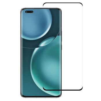 3D ochranné tvrdené sklo s rámčekom pre Honor Magic5 Pro - čierné