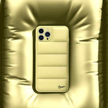 Picasee Puffer case pro Apple iPhone XR - Picasee Puffer - Žltá