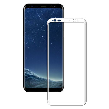 3D tvrdené sklo s rámčekom pre Samsung Galaxy S8+ G955F - biele