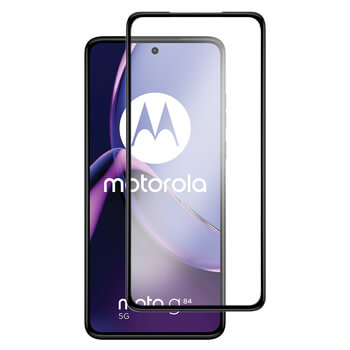 Picasee 3D ochranné tvrdené sklo s rámčekom pre Motorola Moto G84 5G - čierné