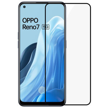 Picasee 3D ochranné tvrdené sklo s rámčekom pre OPPO Reno 7 5G - čierné