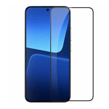 3x 3D zahnuté ochranné sklo pre Xiaomi 14 Pro - čierne