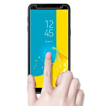3x Picasee ochranné tvrdené sklo pre Samsung Galaxy J4+ J415F - 2+1 zdarma