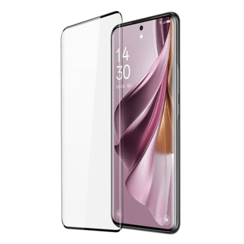 3D zahnuté ochranné sklo pre Motorola Edge 40 - čierne