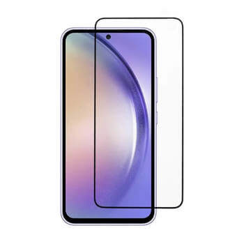 Picasee 3D ochranné tvrdené sklo s rámčekom pre Samsung Galaxy A55 5G A556B - čierné