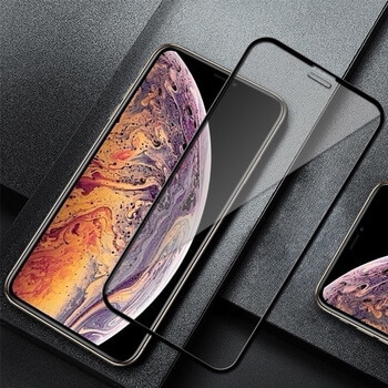 3x Picasee 3D ochranné tvrdené sklo s rámčekom pre Apple iPhone X/XS - čierné - 2+1 zdarma