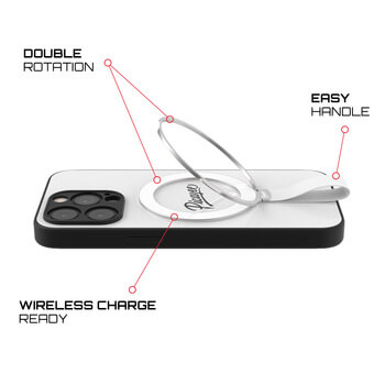 Picasee MagSafe ring - Strieborný