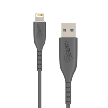 Picasee USB Kabel Lightning - USB 2.0 - Čierna