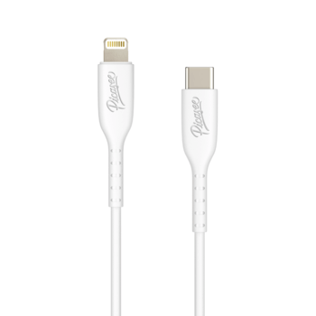 Picasee USB Kabel Lightning - USB C - Biela