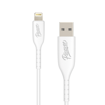 Picasee USB Kabel Lightning - USB 2.0 - Biela