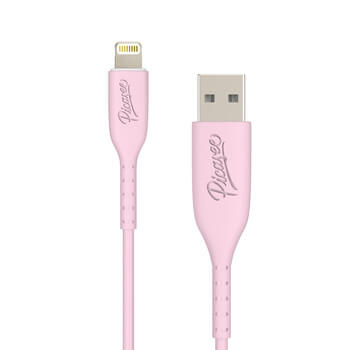 Picasee USB Kabel Lightning - USB 2.0 - Ružová