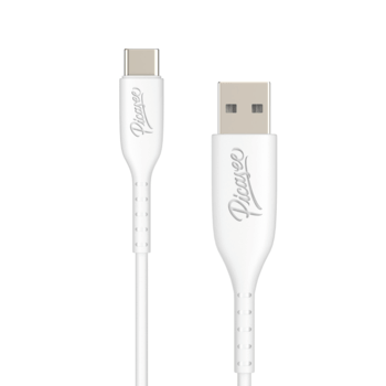 Picasee USB Kabel USB C - USB 2.0 - Biela