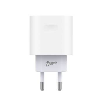 Picasee USB-C PD sieťová nabíjačka s rýchlo-nabíjaním 20W - Biela