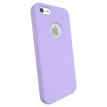 Obal pre Apple iPhone 5/5S/SE - Vlastné gravírovanie - Fialová
