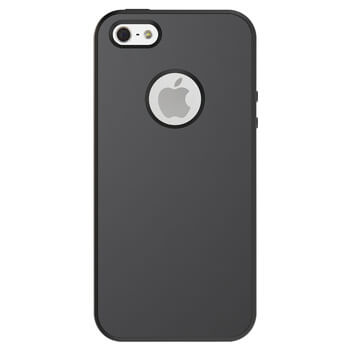 Picasee Liquid case Apple iPhone 5/5S/SE - Vlastné gravírovanie - Čierna
