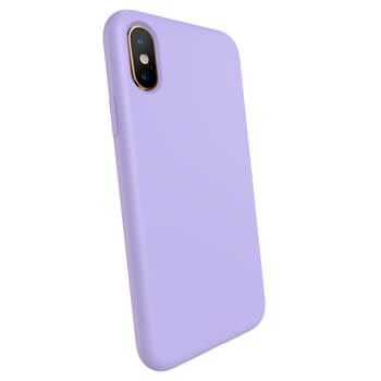 Obal pre Apple iPhone X/XS - Vlastné gravírovanie - Fialová
