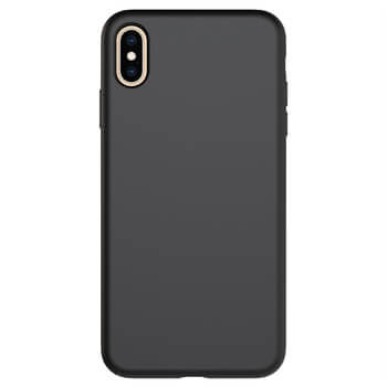 Picasee Liquid case Apple iPhone XS Max - Vlastné gravírovanie - Čierna