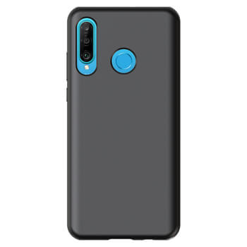 Picasee Liquid case Huawei P30 Lite - Vlastné gravírovanie - Čierna