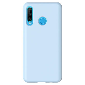 Picasee Liquid case Huawei P30 Lite - Vlastné gravírovanie - Modrá