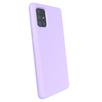 Obal pre Samsung Galaxy A71 A715F - Vlastné gravírovanie - Fialová