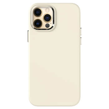 Picasee Premium case s MagSafe pro Apple iPhone 12 Pro Max - Vlastné gravírovanie - Béžová