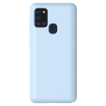Picasee Liquid case Samsung Galaxy A21s - Vlastné gravírovanie - Modrá
