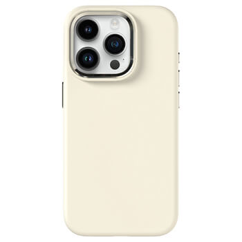 Picasee Premium case s MagSafe pro Apple iPhone 14 Pro - Vlastné gravírovanie - Béžová