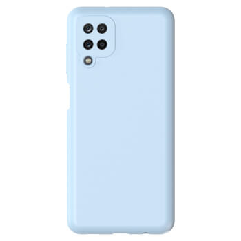 Picasee Liquid case Samsung Galaxy A12 A125F - Vlastné gravírovanie - Modrá