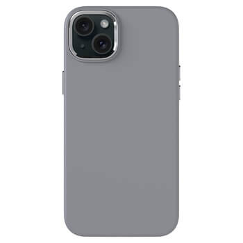 Picasee Premium case s MagSafe pro Apple iPhone 15 Plus - Vlastné gravírovanie - Šedá
