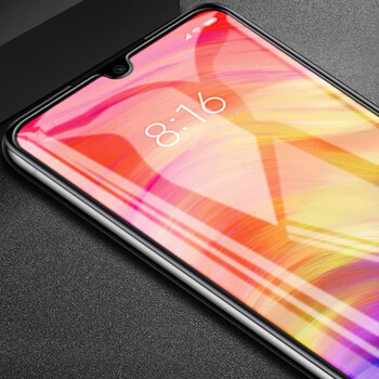 Picasee 3D ochranné tvrdené sklo s rámčekom pre Xiaomi Redmi Note 7 - čierné
