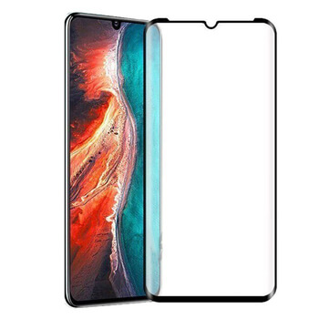 3D zahnuté ochranné sklo pre Huawei P30 Pro - čierne